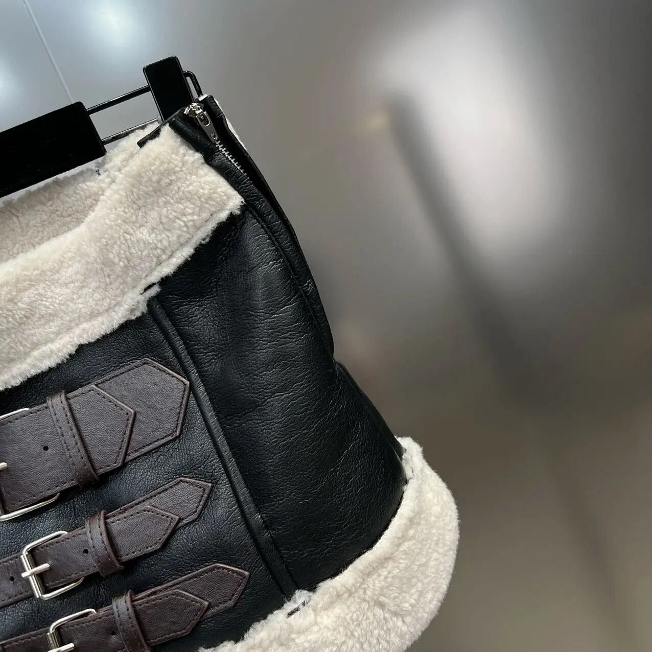 Levoire | Jupe Courte En Faux Cuir