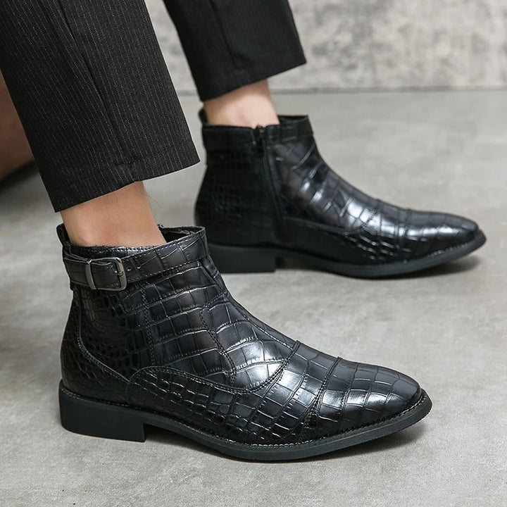 Levoire | Bottines En Cuir Avec Boucles