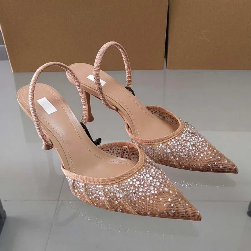 Levoire | Chaussures À Plateforme Résistantes À La Chaleur Avec Des Diamants D'Eau