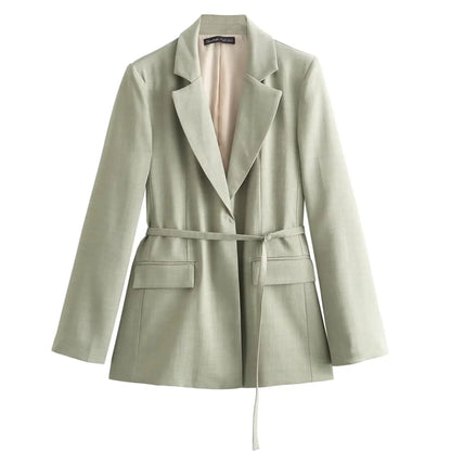 Levoire | Blazer Élégant Femme Ceinturé