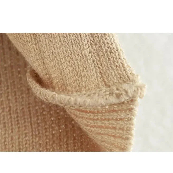 Levoire | Ensemble De Jupe Tricot Croisée Et Top Crop