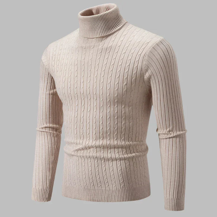 Levoire | Pull-Over En Cable Pour Hommes Tricoté Pour Les Jours Frais Beige