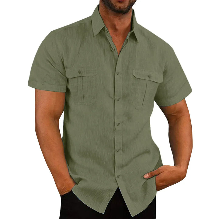 Levoire | Chemise Pour Homme Tendance, Décontractée Et Confortable Vert