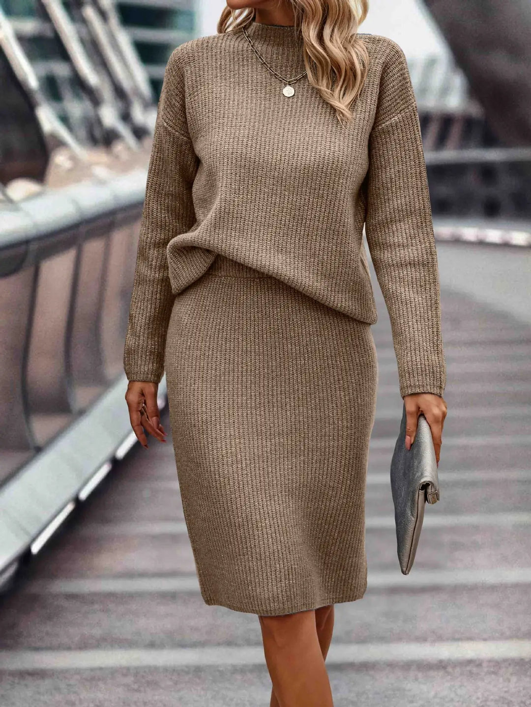 Levoire | Jupe moderne et élégante Beige