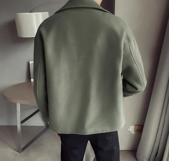 Levoire | Manteau Court Moderne Pour Homme Avec Col
