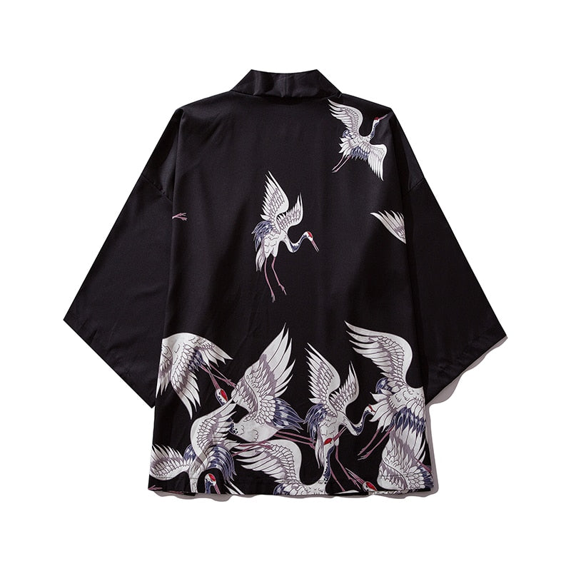 Levoire | Manteau Traditionnel Imprimé Carpe Vague