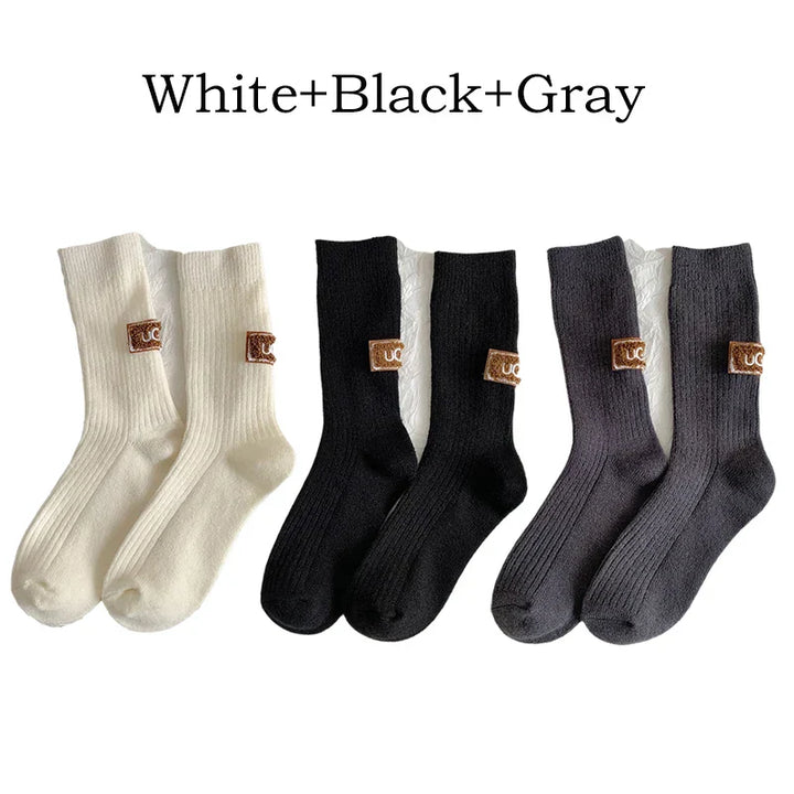 Levoire | De 3 Chaussettes En Laine Femme Hiver Et Confort 9101-Tel qu'il apparaît