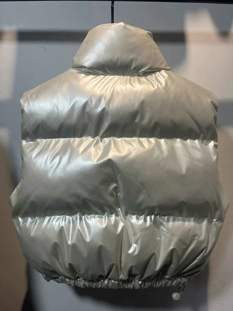 Levoire | Veste Sans Manches Chaude À Col Haut Avec Fermeture Éclair