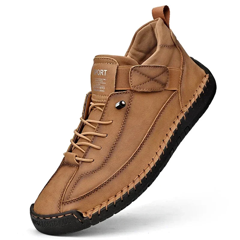 Levoire | Pantoufles De Grenouille Durables Chaussures De Cheville Faites À La Main Braun