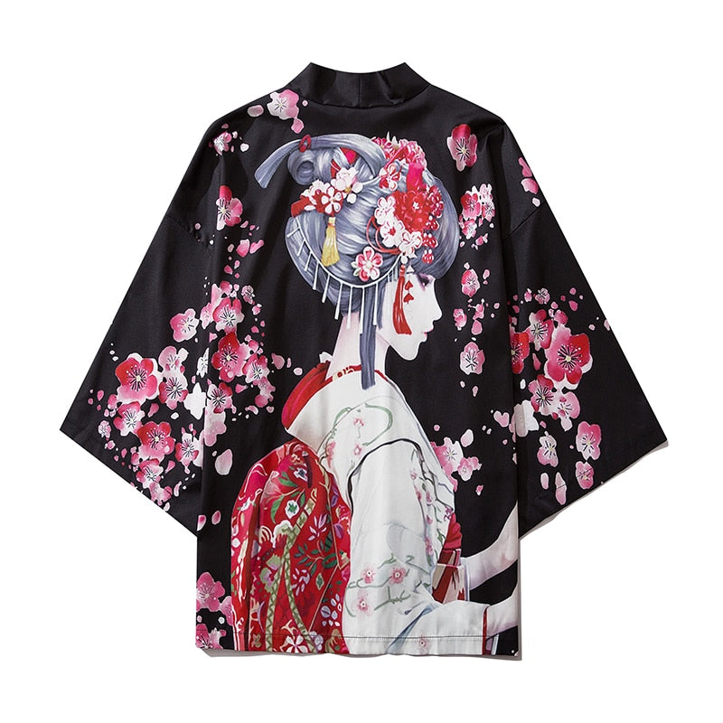 Levoire | Manteau Traditionnel Imprimé Carpe Vague