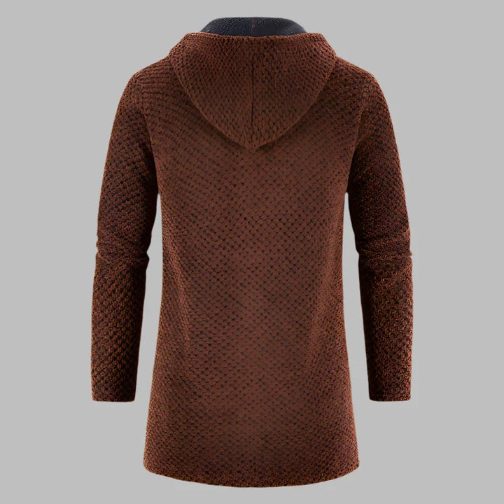 Levoire | Pull À Capuche Pour Hommes Avec Coupe Longue Et Fermeture Éclair