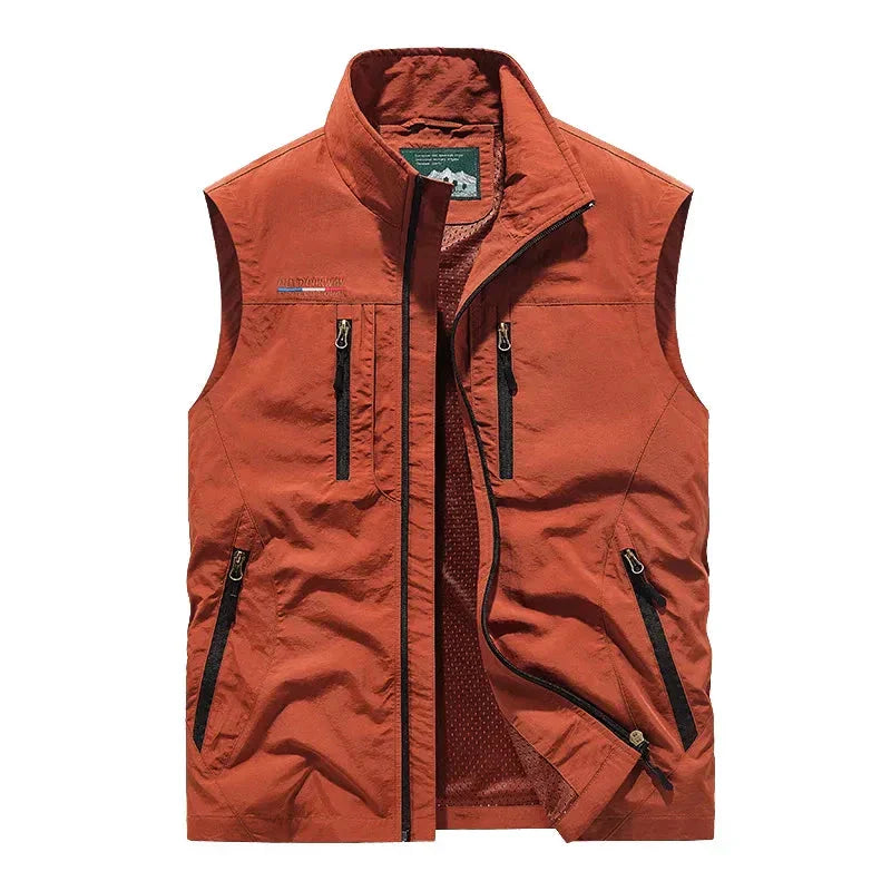 Levoire | Monilaukkupolyesterjakke Pour Hommes Orange