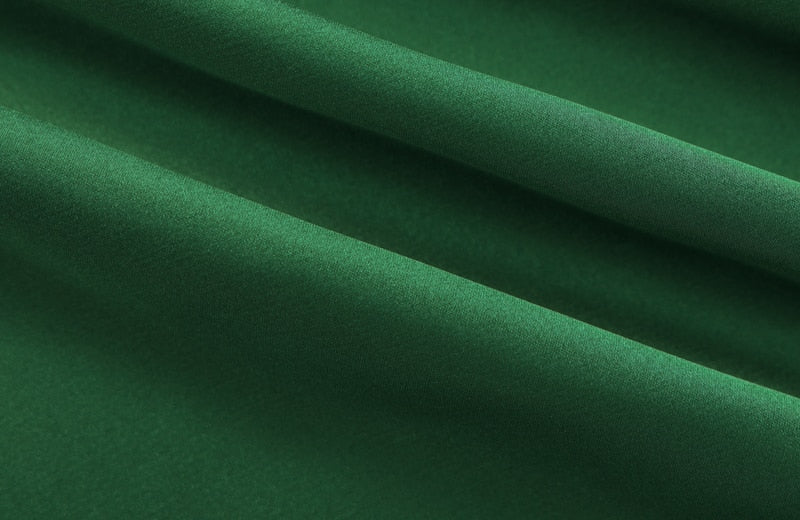 Levoire | Robe Bodycon Longue Satin Vert À Côtés Creux