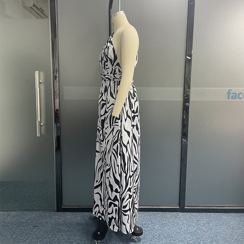 Levoire | A Strapless Maxi Split Dress