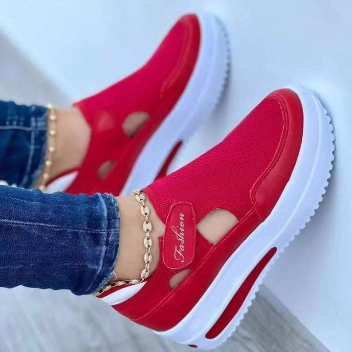 Levoire | Chaussure De Sport Féminine Respirante Rot