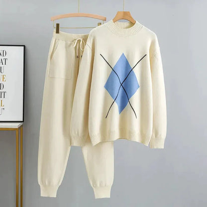 Levoire | Combinaison d'entraînement Beige-Bleu Une taille