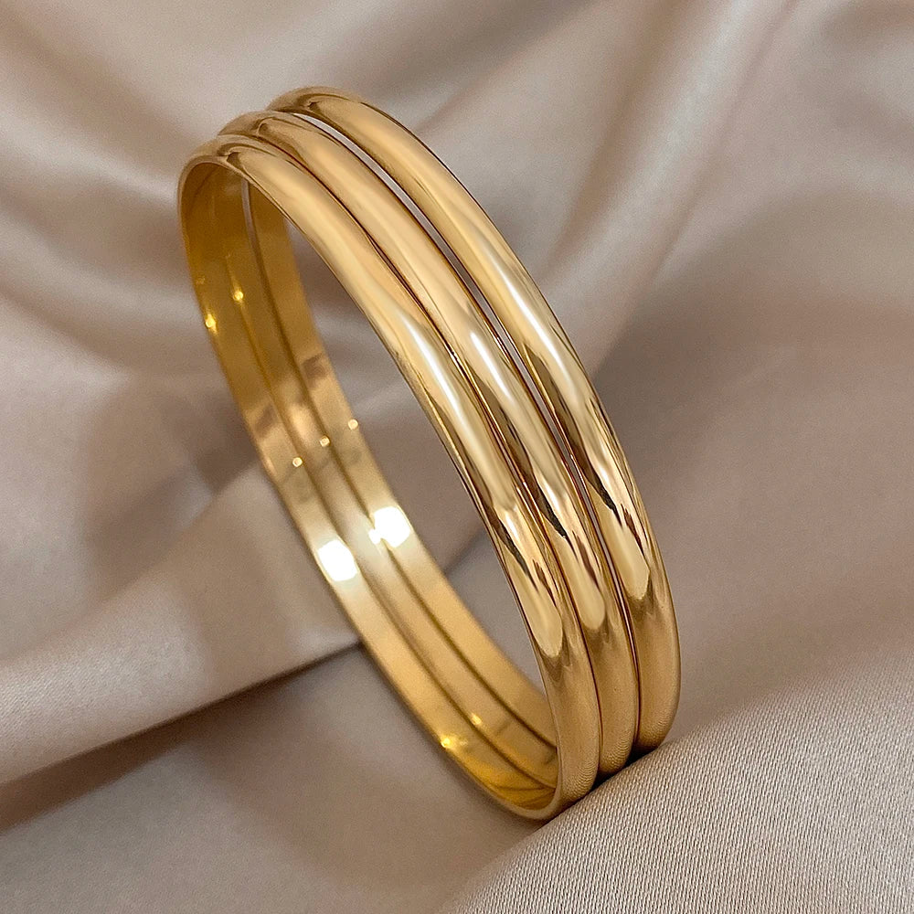 Levoire | 3X Bracelets Dorés À L'Or 18K or