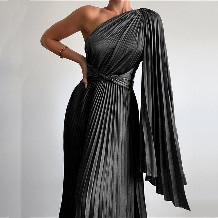 Levoire | Satinpuddings Plissé Lyskostakk Robes Longues