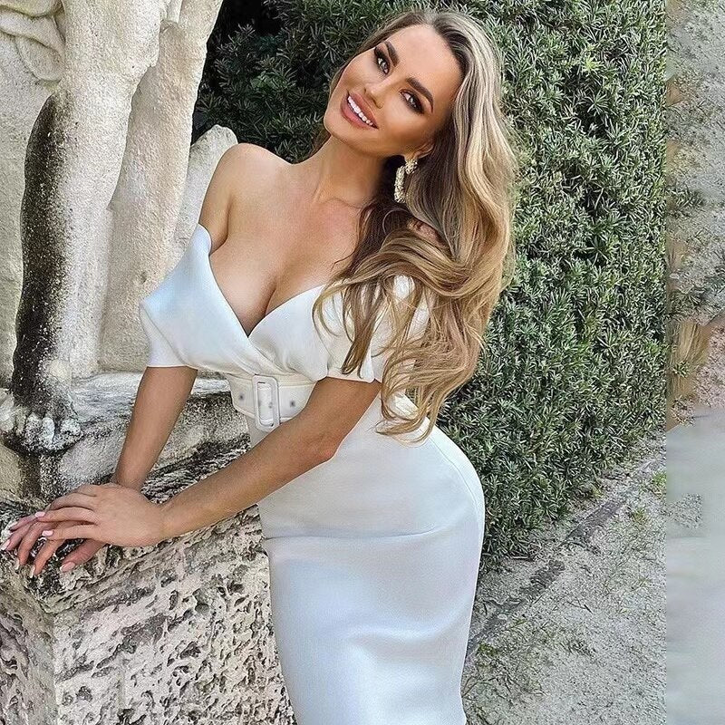 Levoire | Robe Élégante, Sexy & Stylée Blanc