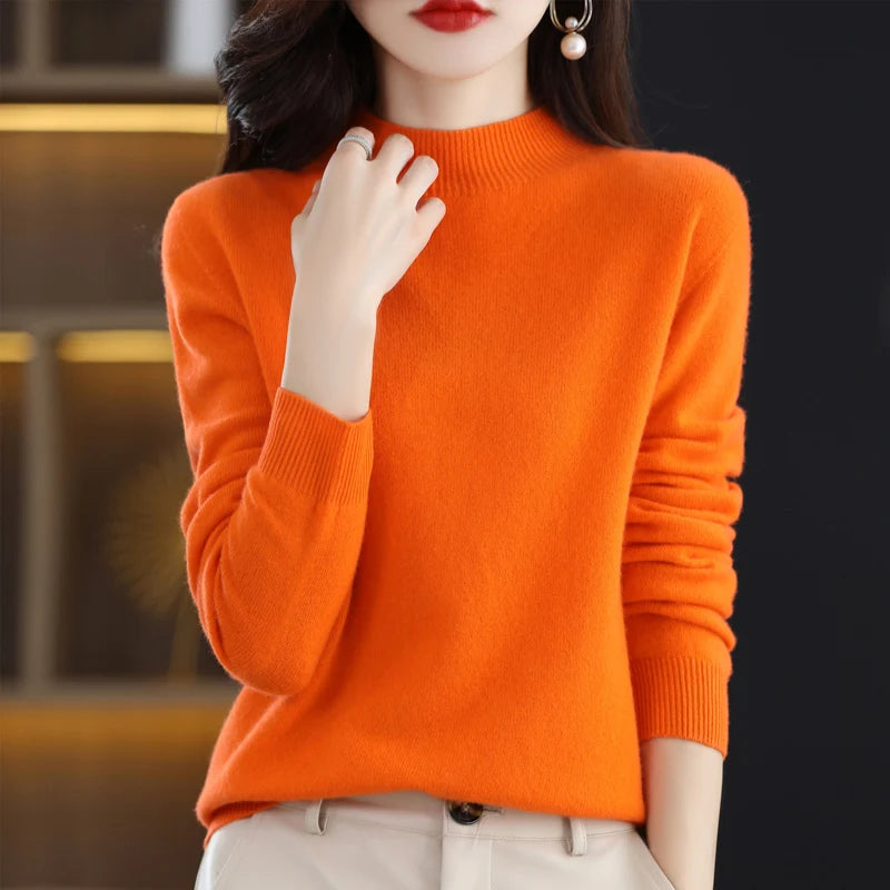 Levoire | Pull En Tricot Stylé Orange