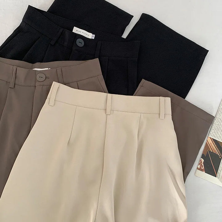 Levoire | Pantalon Élegant Avec Jambes Évasées