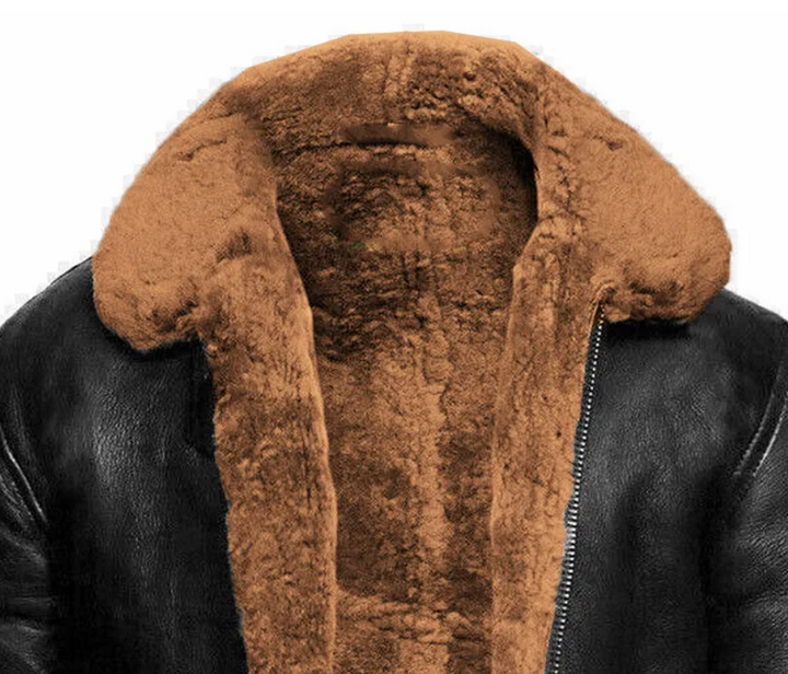 Levoire | Veste D’Hiver En Cuir Élégante