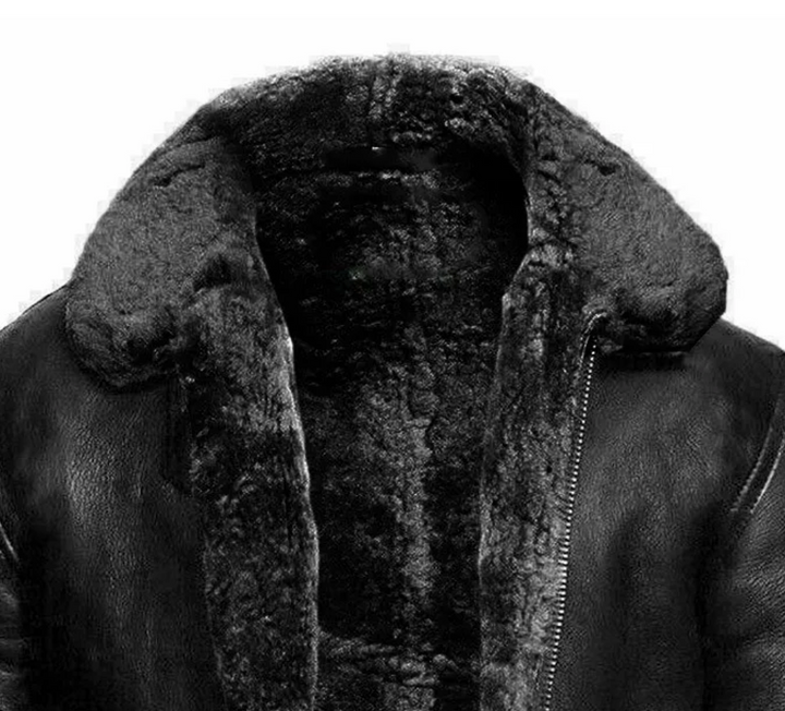 Levoire | Veste D’Hiver En Cuir Élégante