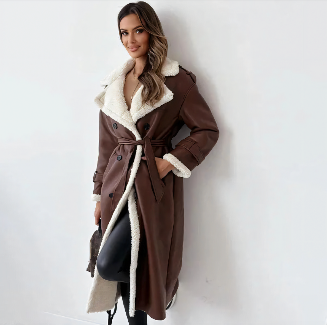 Levoire | Manteau Long Chaud Et Doublé