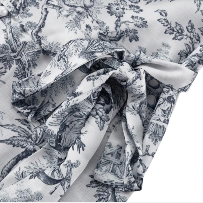 Levoire | Robe À Volants À Manches Bouffantes Tendance Pour L'Été