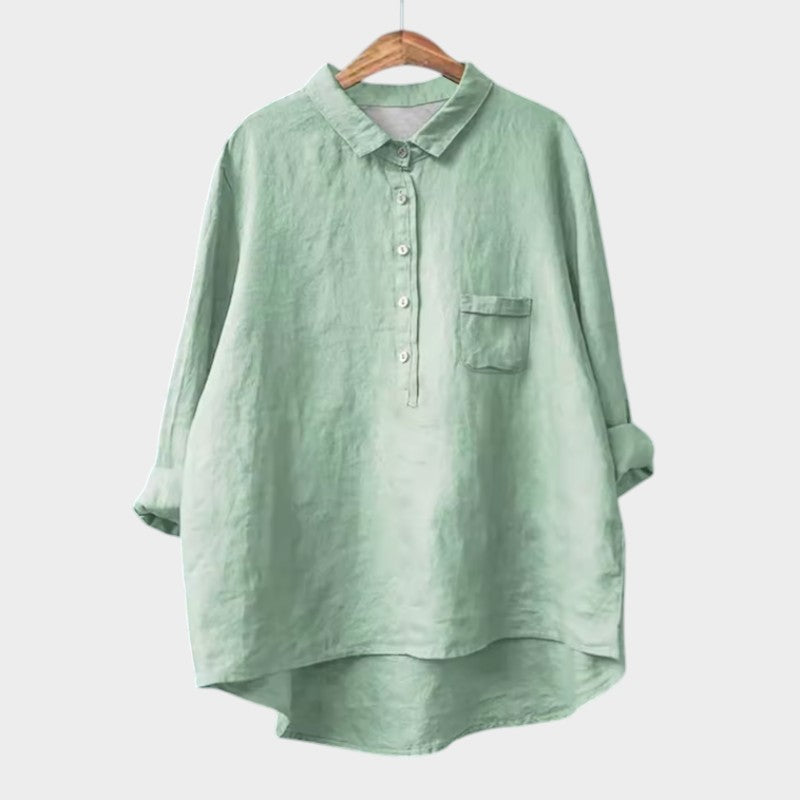 Levoire | Blouse À Coupe Décontractée Pour Tous Les Jours Vert clair