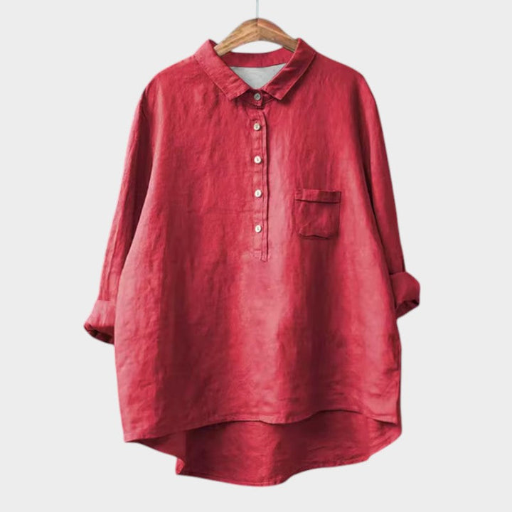 Levoire | Blouse À Coupe Décontractée Pour Tous Les Jours Rot