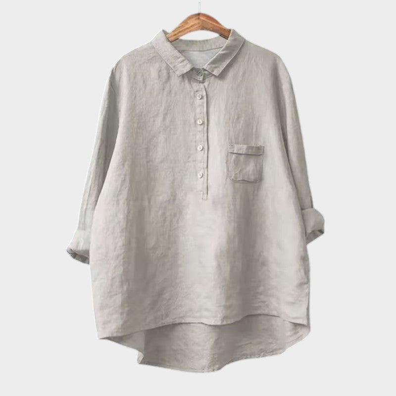 Levoire | Blouse À Coupe Décontractée Pour Tous Les Jours Beige