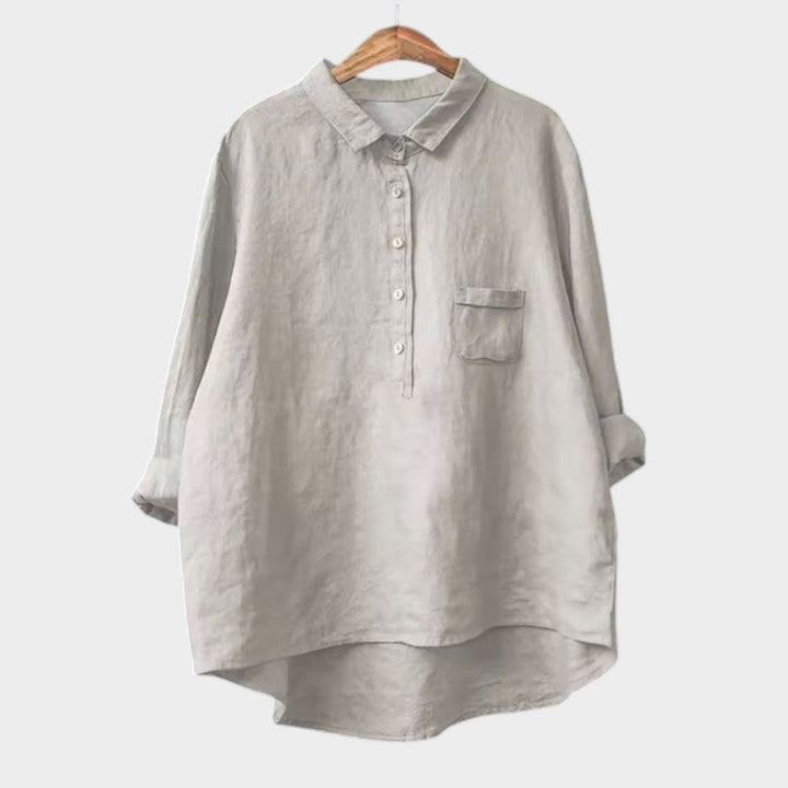 Levoire | Blouse À Coupe Décontractée Pour Tous Les Jours Beige