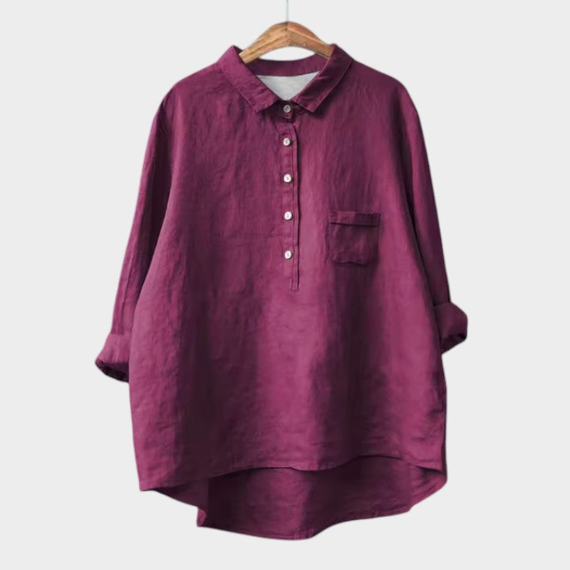 Levoire | Blouse À Coupe Décontractée Pour Tous Les Jours Lilas