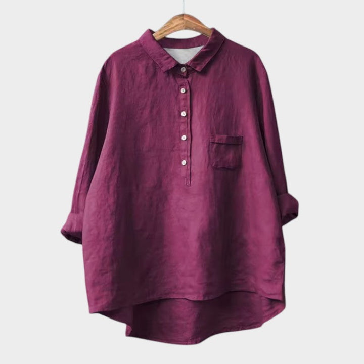 Levoire | Blouse À Coupe Décontractée Pour Tous Les Jours Lilas