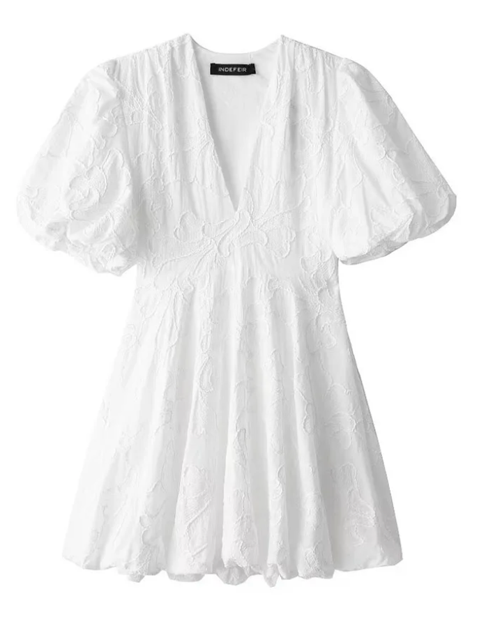 Levoire | Robe Blanche Aimée Pour Femmes