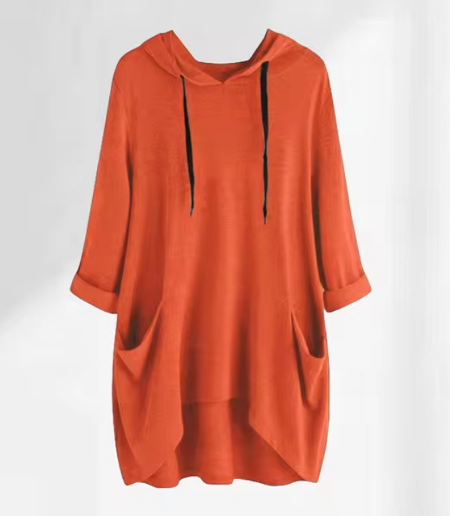 Levoire | Grande Taille Hoodie Orange