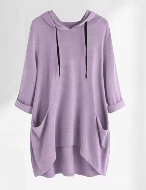 Levoire | Grande Taille Hoodie Violet clair