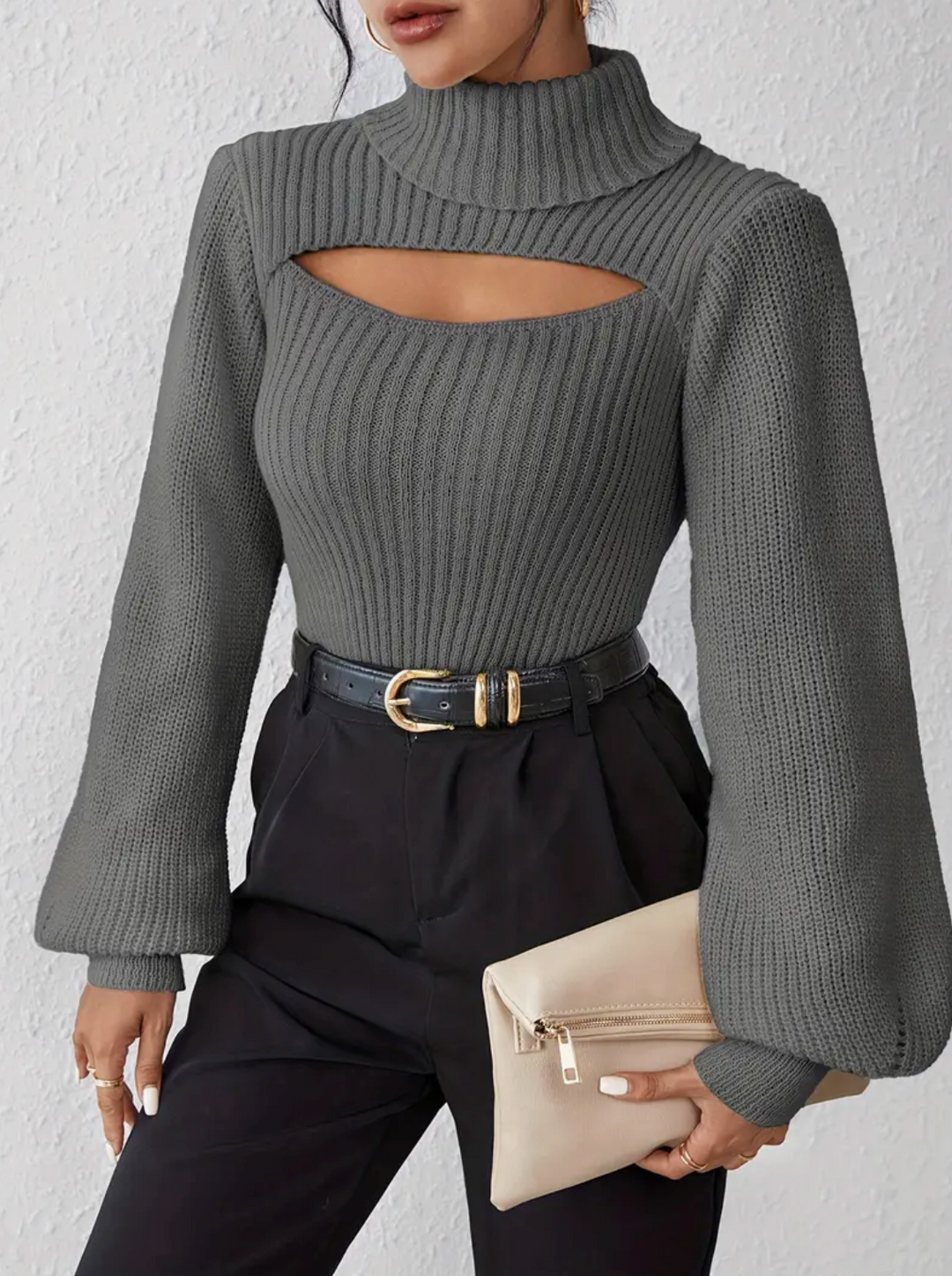 Levoire | Rento Chemise À Manches Longues Avec Col Gris