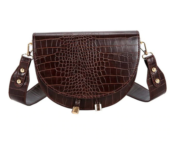 Levoire | Sac Bandoulière - Un Sac Cool Avec Imprimé Crocodile Chocolat brun