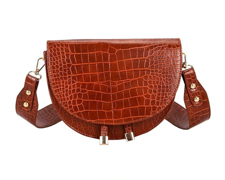 Levoire | Sac Bandoulière - Un Sac Cool Avec Imprimé Crocodile Braun châtaigne