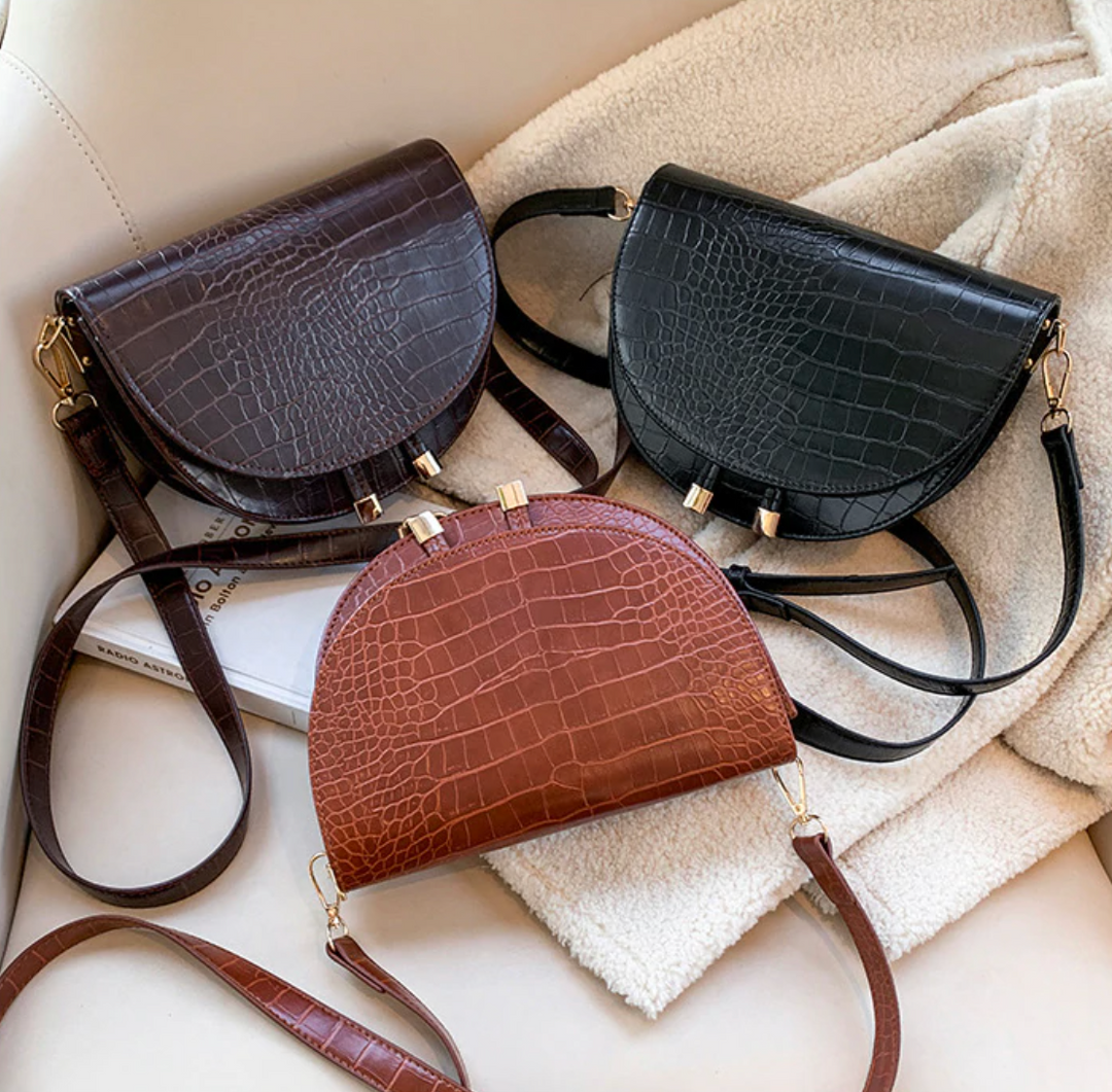 Levoire | Sac Bandoulière - Un Sac Cool Avec Imprimé Crocodile Nero