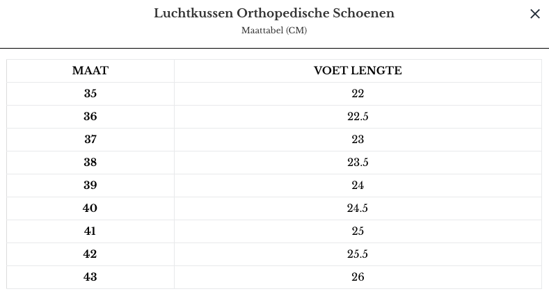 Levoire | Chaussures orthopédiques avec amorti d'air
