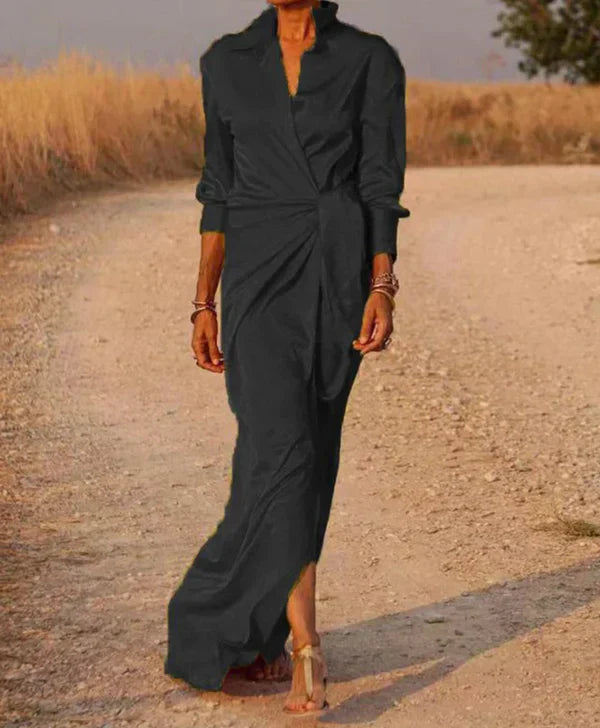 Levoire | Robes Maxi Élégantes Noir