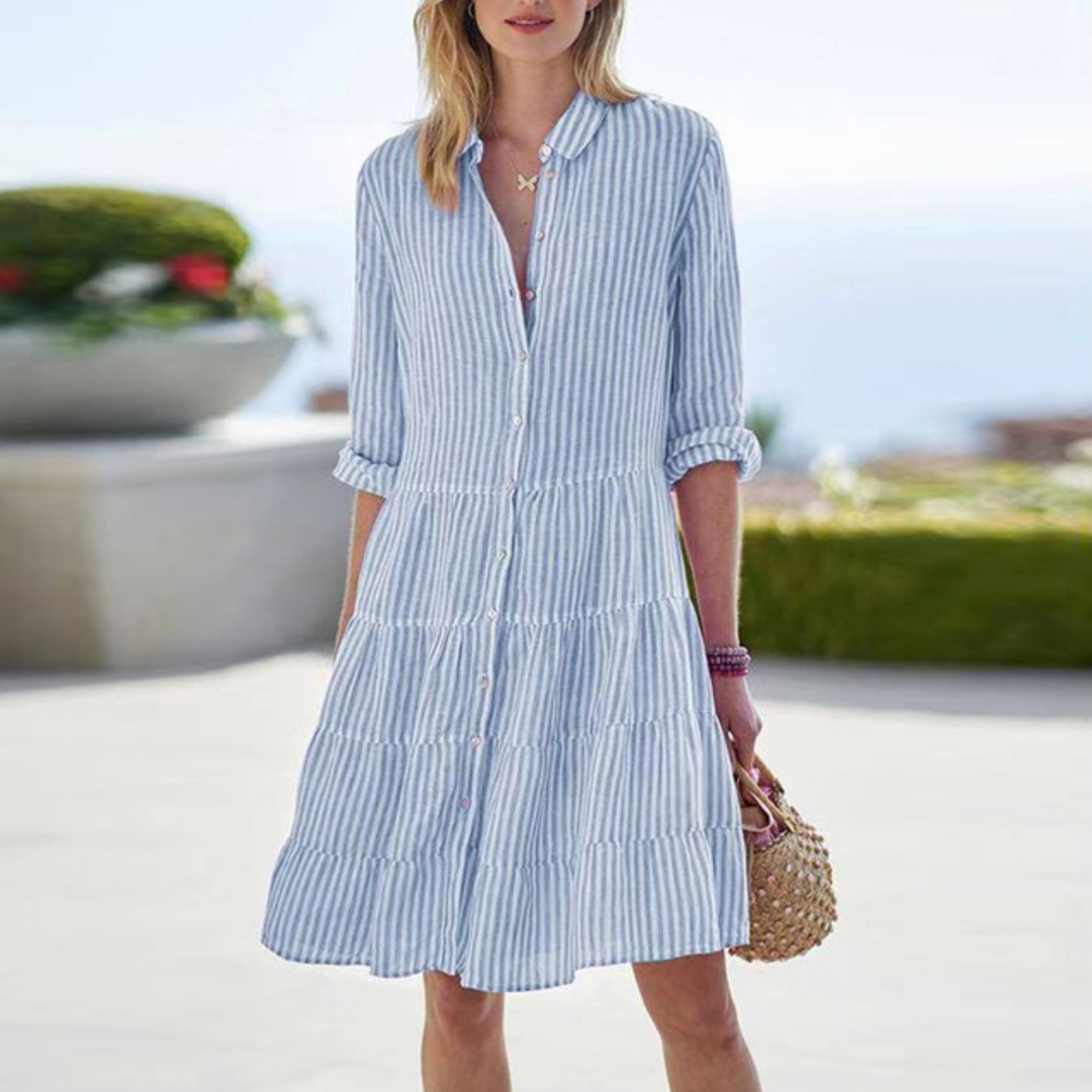 Levoire | Brise-soleil Robe d'été pour femmes Bleu
