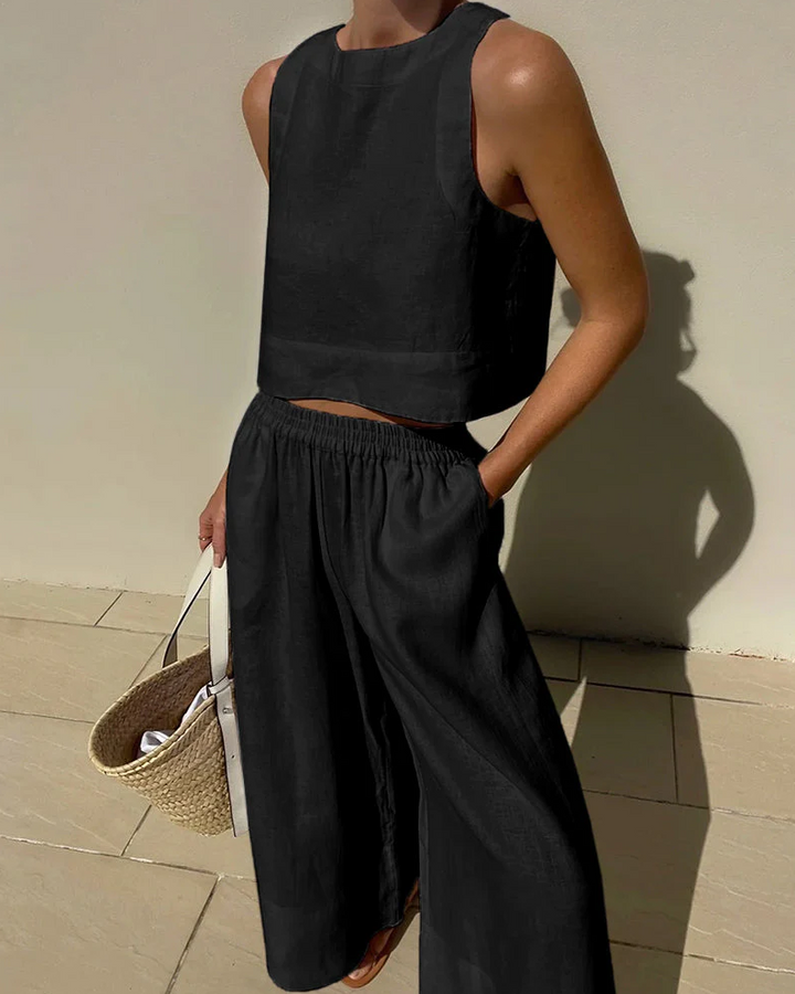 Levoire | Ensemble Deux Pièces Pour Le Look Décontracté Noir