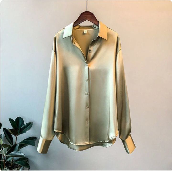 Levoire | Robe Satin Femme Vert olive