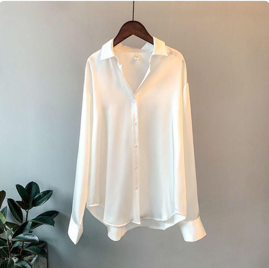 Levoire | Robe Satin Femme Blanc