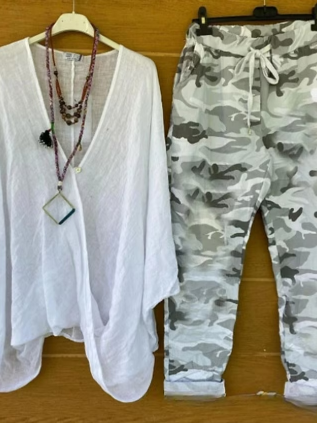 Levoire | Ensemble De Loungewear Pour Femmes Blanc