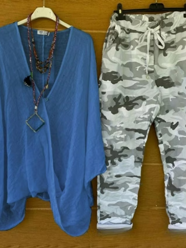Levoire | Ensemble De Loungewear Pour Femmes Bleu